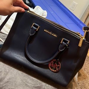 Blue Michael kors shoulder bag